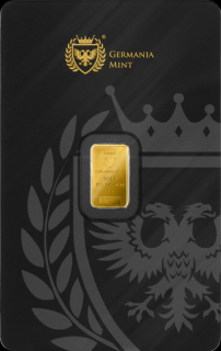Zlatý slitek 1 g - Germania Mint