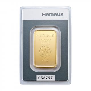 Zlatý slitek 20 g Argor Heraeus