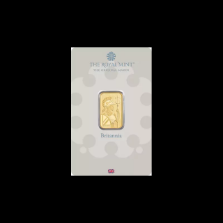 Zlatý slitek 5 g The Royal Mint Britannia
