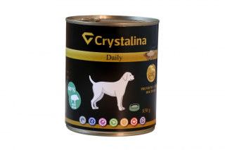 Crystalina Daily canned - 100% diviak Hmotnosť: 12 x 410 g