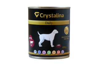 Crystalina Daily canned - 100% hovädzie Hmotnosť: 12 x 410 g