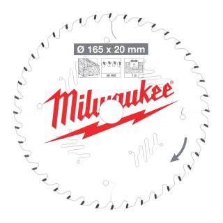 Milwaukee pilový kotouč 165x20x1.6x40ATB