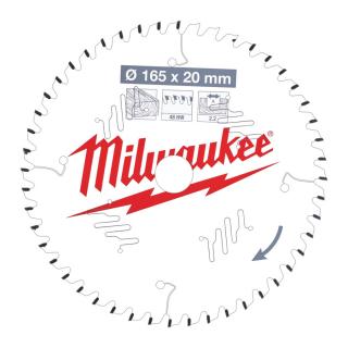 Milwaukee pilový kotouč 165x20x2.2x48ATB