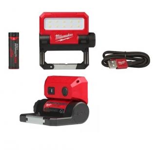 Milwaukee sklopný reflektor s USB nabíjením L4FFL-301