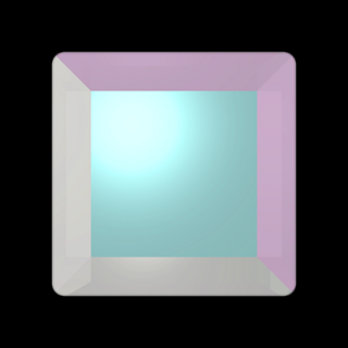 Square Crystal AB 4 mm Swarovski