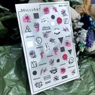 Vodolepka Milliart sticker - MTL010 silver