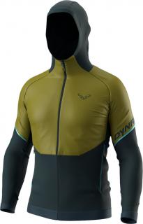 Bunda Dynafit Alpine Hybrid army 2023 Velikost: XXL, Barva: zelená / modrá