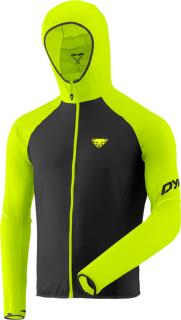 Bunda Dynafit Alpine Wind 2 neon yellow 2022 Velikost: M, Barva: černá / žlutá