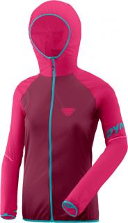 Bunda Dynafit Alpine Wind 2 W flamingo 2022 Velikost: XS, Barva: řepová / růžová