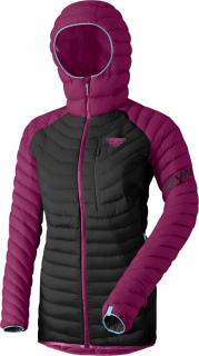 Bunda Dynafit Radical Down Hood W beet red 22/23 Velikost: M, Barva: černá / řepová