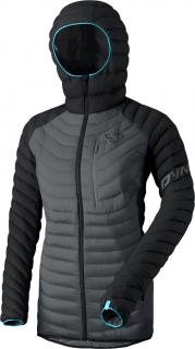 Bunda Dynafit Radical Down Hood W black out 23/24 Velikost: XS, Barva: šedá / černá