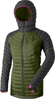 Bunda Dynafit Radical Down Hood W winter moss 22/23 Velikost: L, Barva: zelená