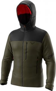 Bunda Dynafit Radical PRL Hood olive night 23/24 Velikost: XXL, Barva: zelená / černá