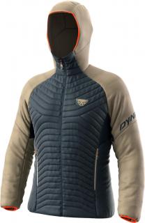 Bunda Dynafit Speed Insulation Hooded rock khaki 23/24 Velikost: L, Barva: modrá / khaki