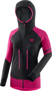 Bunda Dynafit Speed Softshell W flamingo 21/22 Velikost: XS, Barva: černá / růžová