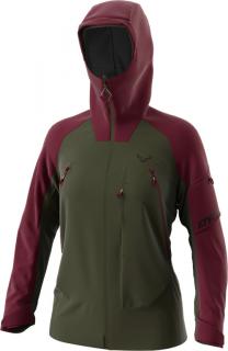 Bunda Dynafit Tigard GTX Pro W burgundy 23/24 Velikost: L, Barva: zelená / vínová