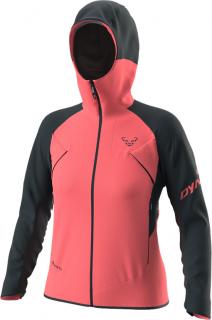 Bunda Dynafit Transalper GTX W blueberry hot coral 2023 Velikost: XL, Barva: korálová / modrá