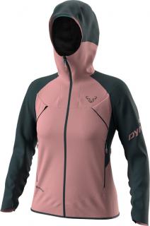 Bunda Dynafit Transalper GTX W blueberry mokarosa 2024 Velikost: XL, Barva: starorůžová / modrá