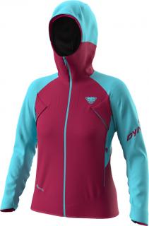 Bunda Dynafit Transalper GTX W marine blue beet red 2023 Velikost: XL, Barva: řepová / modrá