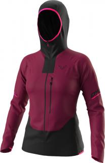 Bunda Dynafit Traverse DST W beet red 2023 Velikost: XL, Barva: řepová / černá