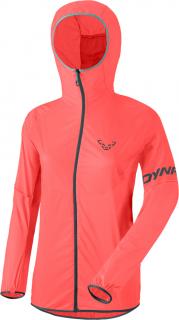 Bunda Dynafit Vert Wind 72 W hot coral 2023 Velikost: M, Barva: korálová