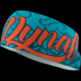 Čelenka Dynafit Graphic Performance Headband ocean 21/22 Velikost: UNI, Barva: modrá / oranžová