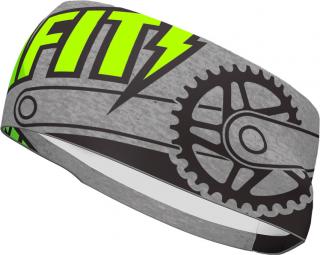 Čelenka Dynafit Graphic Performance Headband quiet shade/engine 2021 Velikost: UNI, Barva: šedá / žlutá
