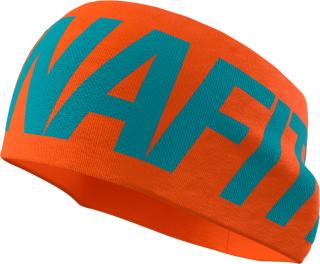 Čelenka Dynafit Light Logo Headband iowa 21/22 Velikost: UNI, Barva: oranžová / modrá