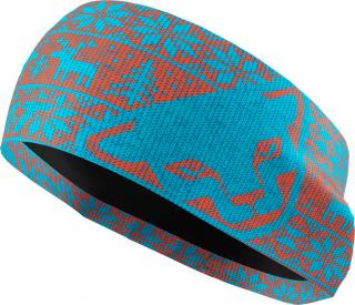 Čelenka Dynafit Performance Warm Headband iowa 21/22 Velikost: UNI, Barva: oranžová / modrá