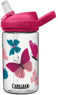 Dětská láhev CamelBak Eddy+ Colorblock Butterflies Barva: růžová, Objem: 0,4l