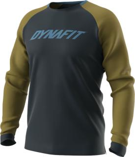 Dres Dynafit RIDE L/S blueberry army 2023 Velikost: L, Barva: modrá / zelená