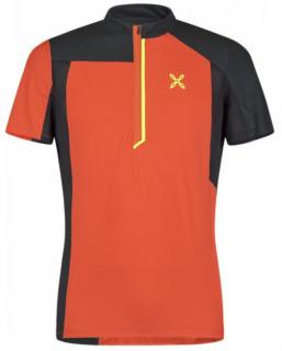 Dres Montura Selce Zip T-Shirt light red 2019 Velikost: S, Barva: oranžová