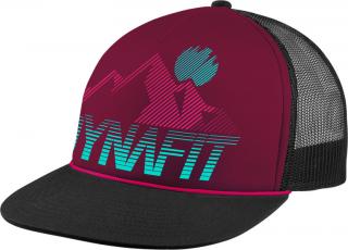 Dynafit Graphic Trucker Cap beet red/SYNTHWAVE 2024 Velikost: UNI, Barva: řepová / černá