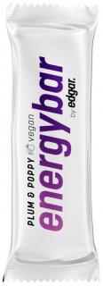 Edgar Energybar 50g Příchuť: Švestka / Mák