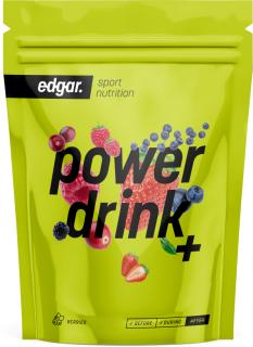 Edgar Power drink+ kofein Příchuť: Lesní plody, Váha: 600 g