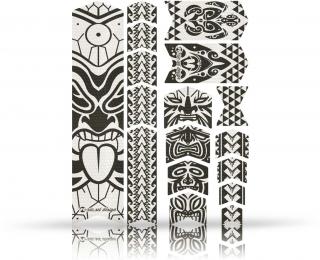 Fólie na rám Rie:sel Design TAPE 3000 Maori Barva: bílá / černá