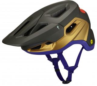 Helma Specialized Tactic 4 dark moss wild Velikost: S, Barva: zelená  / zlatá