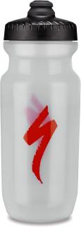 Láhev Specialized Little Big Mouth s-logo trans 21oz/620ml Barva: průhledná / červená, Objem: 620 ml