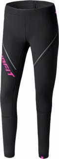 Legíny Dynafit Winter Running Tights W black out/6070 2024 Velikost: L, Barva: černá / růžová