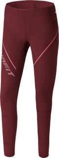 Legíny Dynafit Winter Running Tights W burgundy 2024 Velikost: L, Barva: vínová