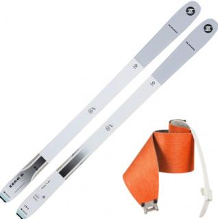 Lyže Blizzard Zero G 085 Flat + pásy light grey 21/22 Barva: bílá, Délka: 157 cm
