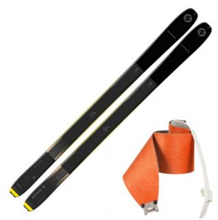 Lyže Blizzard Zero G 085 LTD Flat + pásy 21/22 Barva: černá, Délka: 150 cm