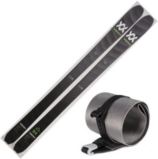 Lyže Völkl Rise 84 black + pásy smart klip 21/22 Barva: černá, Délka: 162 cm