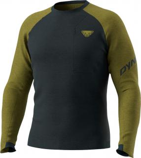 Mikina Dynafit 24/7 PTC Pullover army 2023 Velikost: XXL, Barva: modrá / zelená