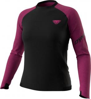 Mikina Dynafit 24/7 PTC Pullover W beet red 2023 Velikost: S, Barva: černá / řepová