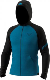 Mikina Dynafit 24/7 PTC Zip Hoody reef 21/22 Velikost: M, Barva: modrá / šedá