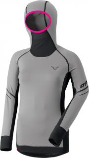 Mikina Dynafit Alpine LS Tee W alloy 2023 Velikost: XL, Barva: šedá / černá