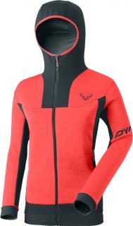 Mikina Dynafit FT Pro Thermal PTC Hooded W hot coral 22/23 Velikost: L, Barva: korálová / modrá