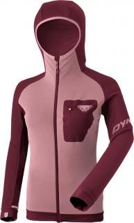 Mikina Dynafit Radical PTC Hooded W burgundy 23/24 Velikost: L, Barva: starorůžová / vínová