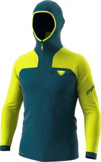 Mikina Dynafit Speed PTC Hooded lime punch 21/22 Velikost: S, Barva: žlutá / modrá